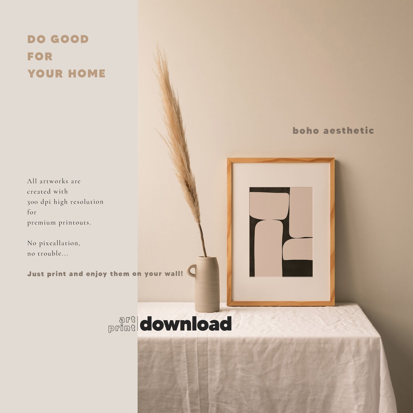 Boho Wall Art Set of 6-16