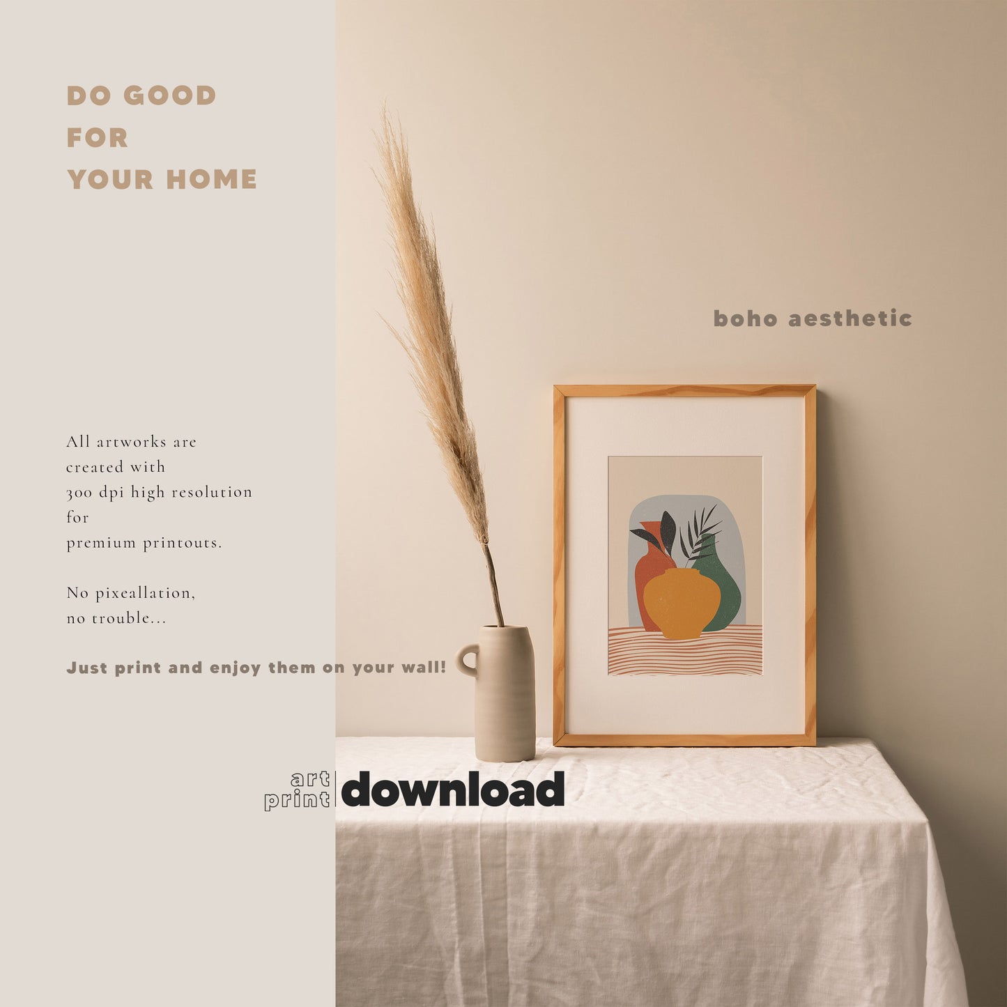 Boho Wall Art Set of 6-15