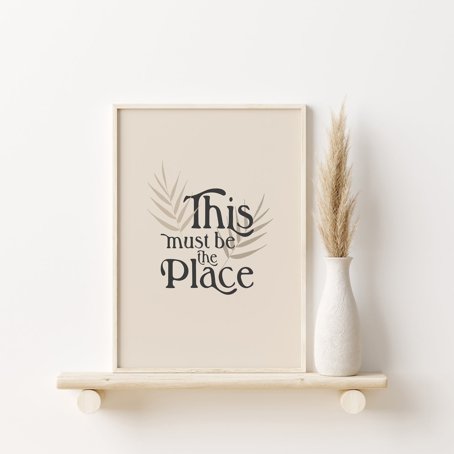 Boho Abstract Wall Art Set, Set of 6 Bohemian Posters