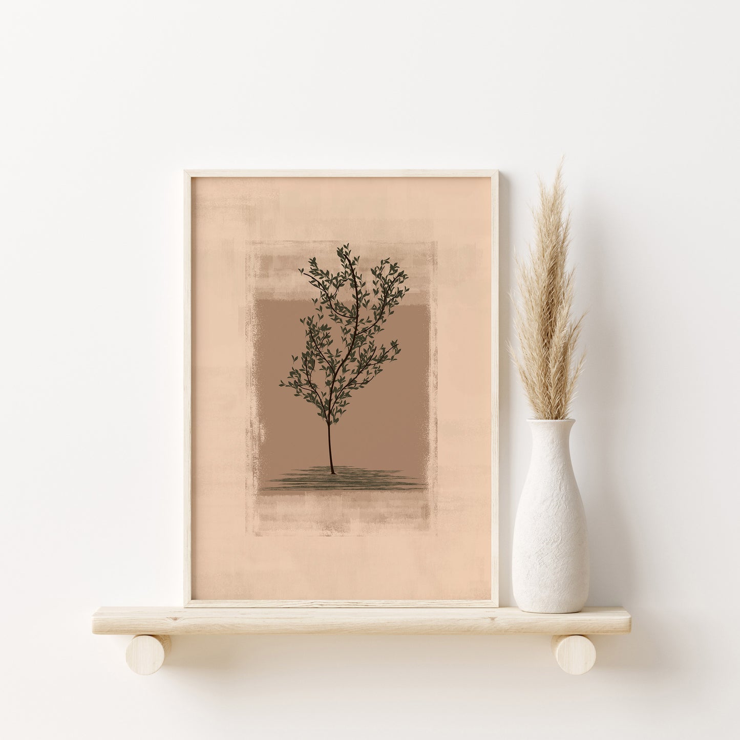 Boho Abstract Wall Art Set, 3 Pieces of Bohemian Digital Download Posters