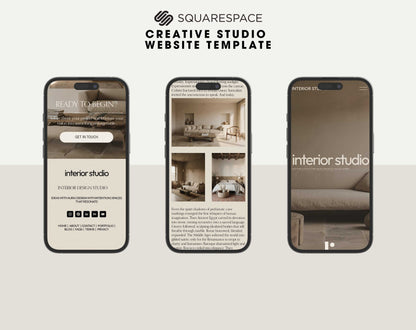 Squarespace Website Template for Creative Studios | ArtPrintDowload