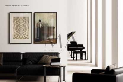 24 Piece-Minimalist Frame Mockup Bundle, Modern Wall Art Interior Mockups, V.14