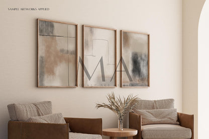 Vintage Gallery Frame Mockup Bundle, 9 Pieces of Interior Poster Mockups, No.1