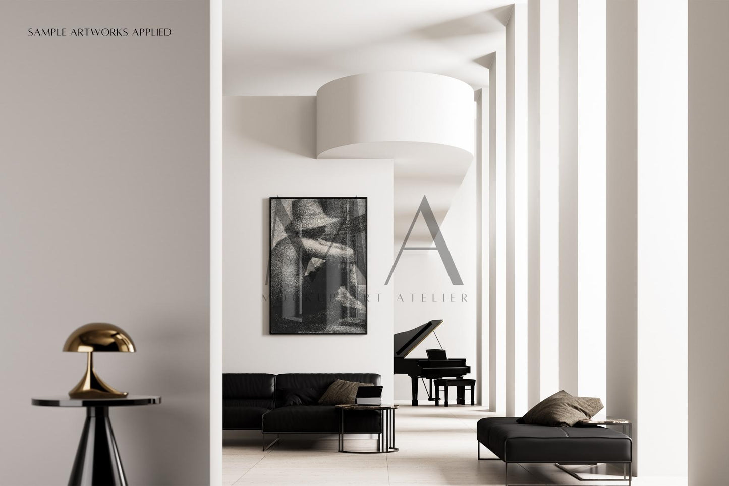 24 Piece-Minimalist Frame Mockup Bundle, Modern Wall Art Interior Mockups, V.14