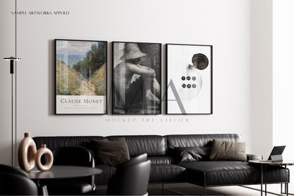 24 Piece-Minimalist Frame Mockup Bundle, Modern Wall Art Interior Mockups, V.14