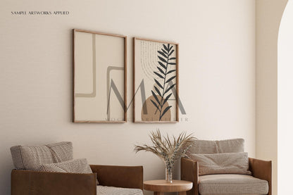 Vintage Gallery Frame Mockup Bundle, 9 Pieces of Interior Poster Mockups, No.1