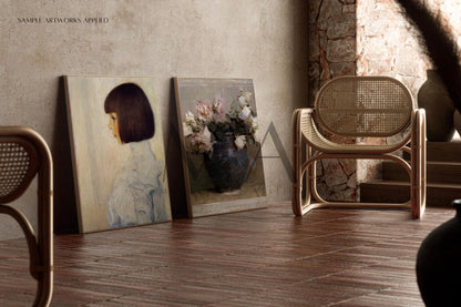 Japandi Frame Mockup Bundle, 9 Interior Mockups for Poster Shop, No.2