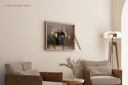 Vintage Gallery Frame Mockup Bundle, 9 Pieces of Interior Poster Mockups, No.1