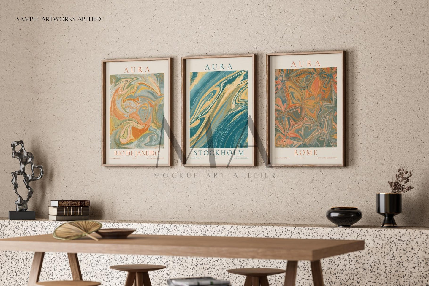 24 Vintage Interior Frame Mockup, Wall Art Frame Mockup Bundle, V.13