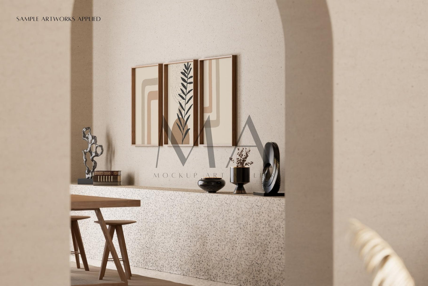 24 Vintage Interior Frame Mockup, Wall Art Frame Mockup Bundle, V.13