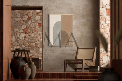 Japandi Frame Mockup Bundle, 9 Interior Mockups for Poster Shop, No.2