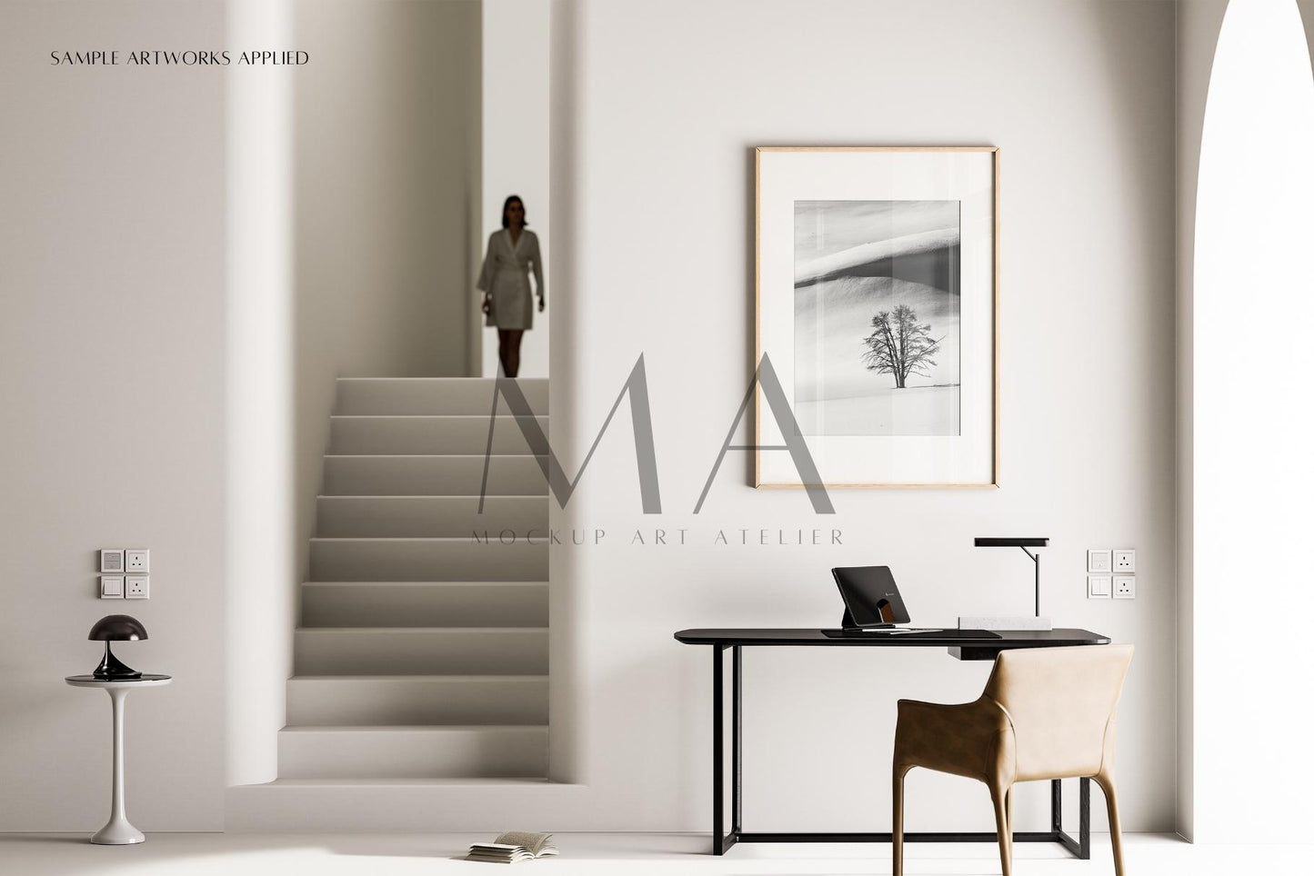 24 Piece-Minimalist Frame Mockup Bundle, Modern Wall Art Interior Mockups, V.14