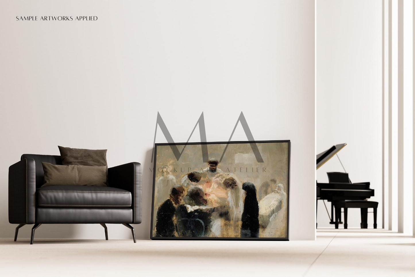 24 Piece-Minimalist Frame Mockup Bundle, Modern Wall Art Interior Mockups, V.14