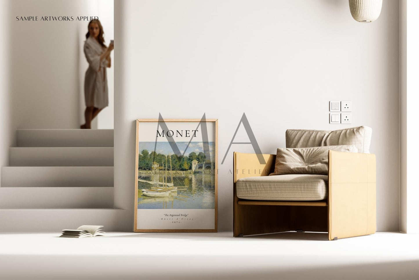 24 Piece-Minimalist Frame Mockup Bundle, Modern Wall Art Interior Mockups, V.14