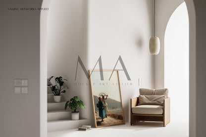 24 Piece-Minimalist Frame Mockup Bundle, Modern Wall Art Interior Mockups, V.14