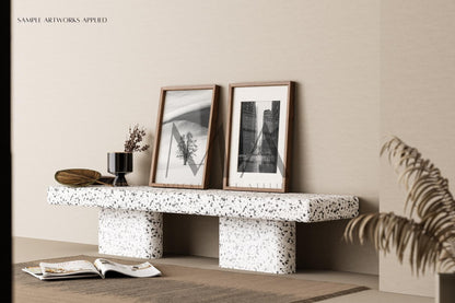 24 Vintage Interior Frame Mockup, Wall Art Frame Mockup Bundle, V.13