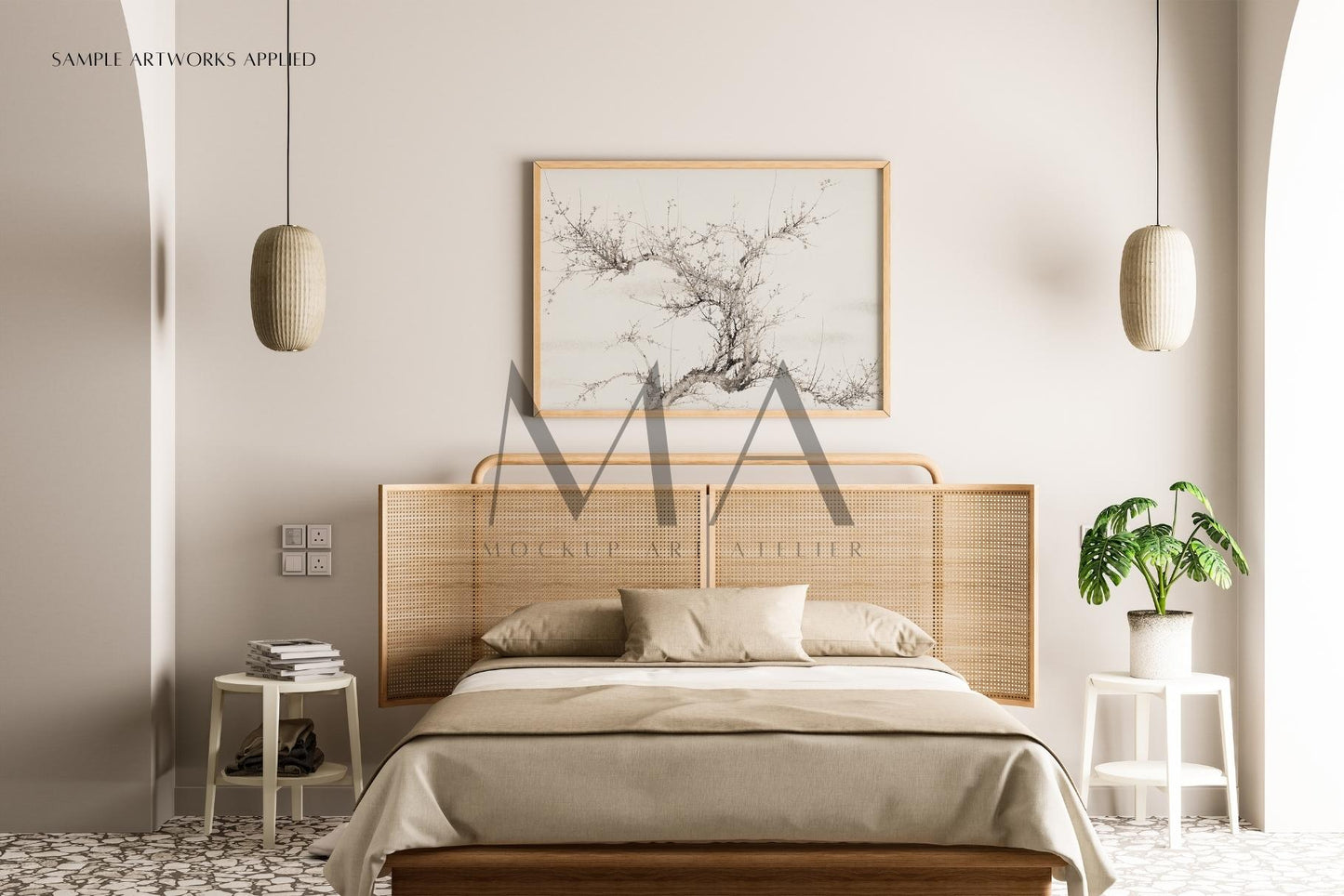 24 Piece-Minimalist Frame Mockup Bundle, Modern Wall Art Interior Mockups, V.14