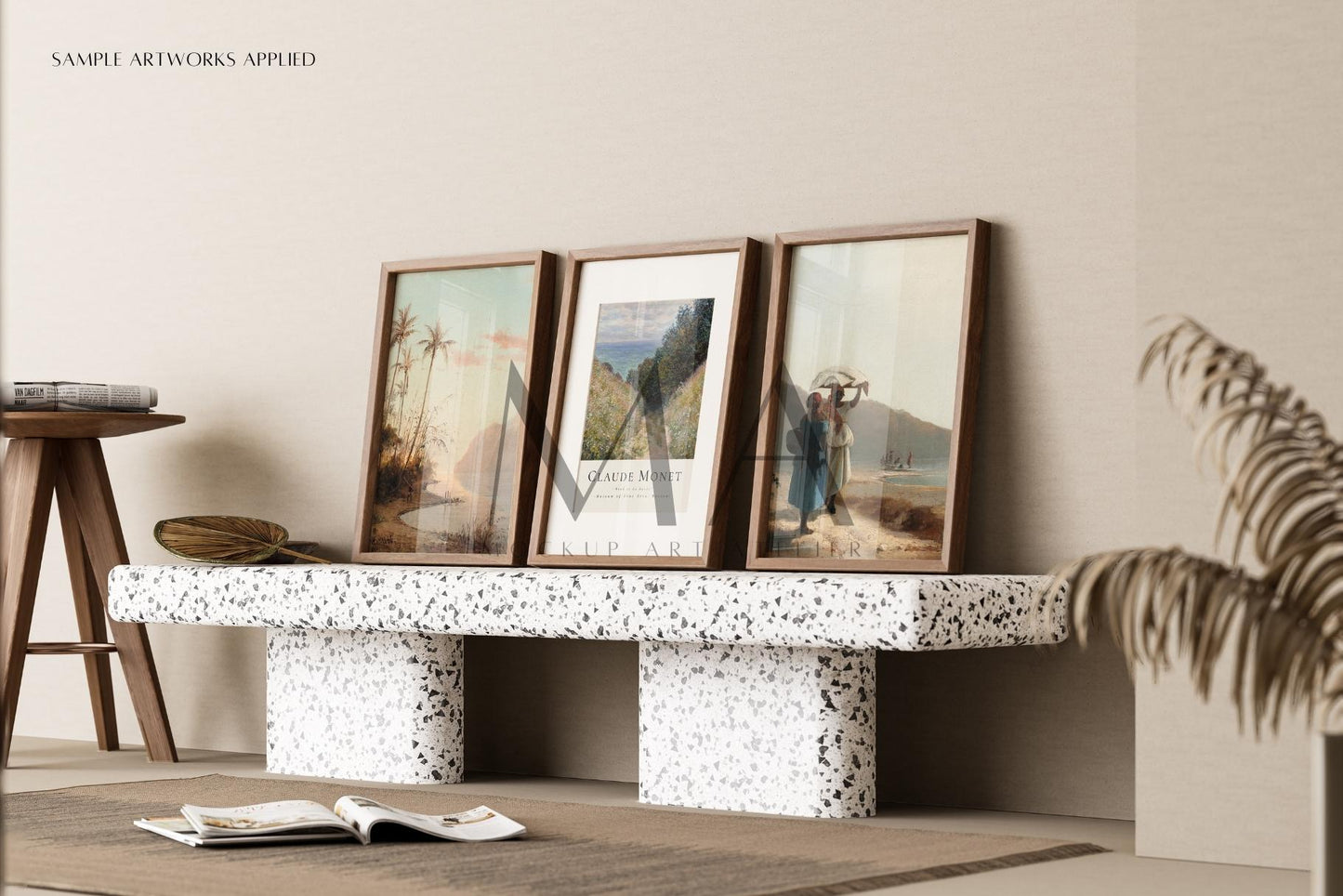 24 Vintage Interior Frame Mockup, Wall Art Frame Mockup Bundle, V.13