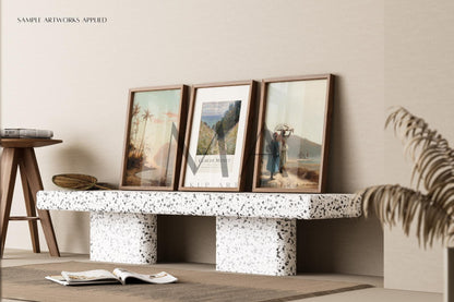 24 Vintage Interior Frame Mockup, Wall Art Frame Mockup Bundle, V.13