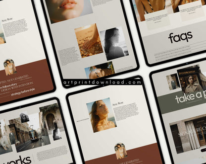 Creative Studio Website Template for Squarespace