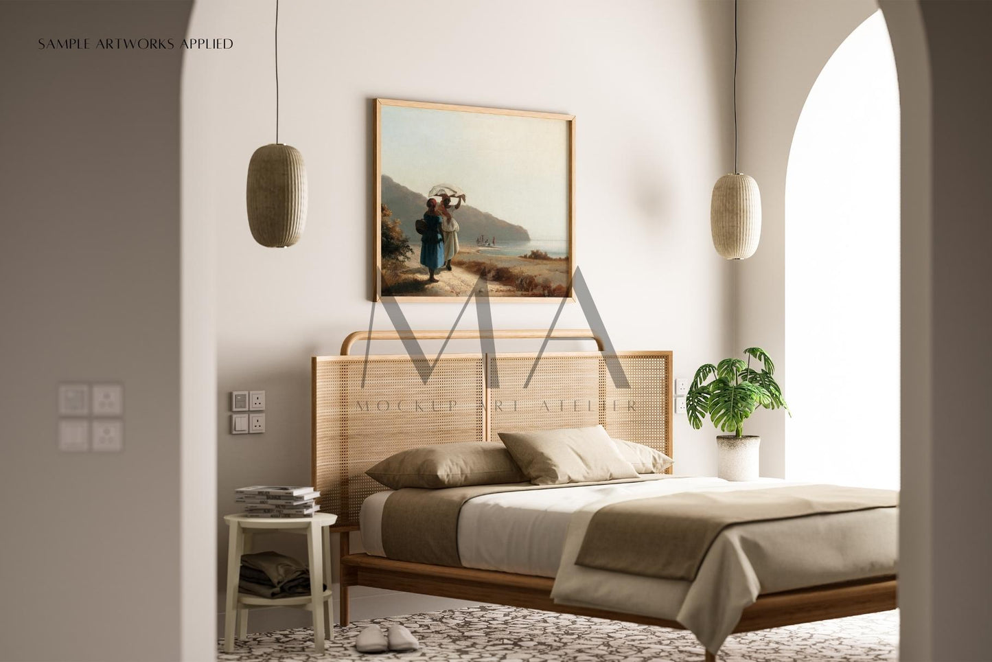 24 Piece-Minimalist Frame Mockup Bundle, Modern Wall Art Interior Mockups, V.14