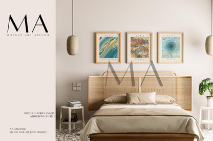 24 Piece-Minimalist Frame Mockup Bundle, Modern Wall Art Interior Mockups, V.14