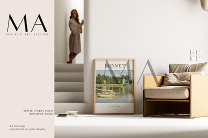 24 Piece-Minimalist Frame Mockup Bundle, Modern Wall Art Interior Mockups, V.14