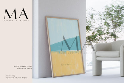 24 Piece-Minimalist Frame Mockup Bundle, Modern Wall Art Interior Mockups, V.14