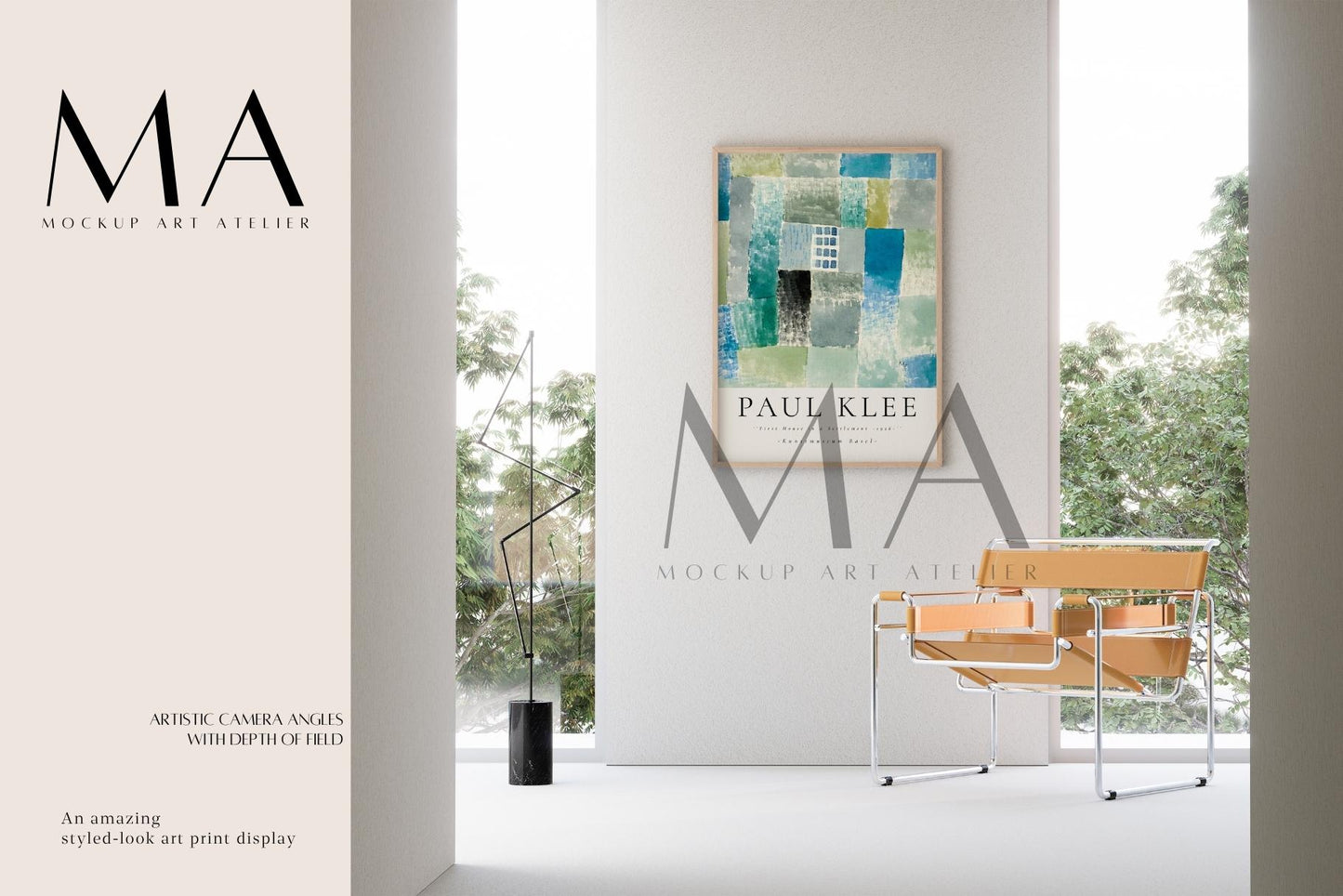 24 Piece-Minimalist Frame Mockup Bundle, Modern Wall Art Interior Mockups, V.14