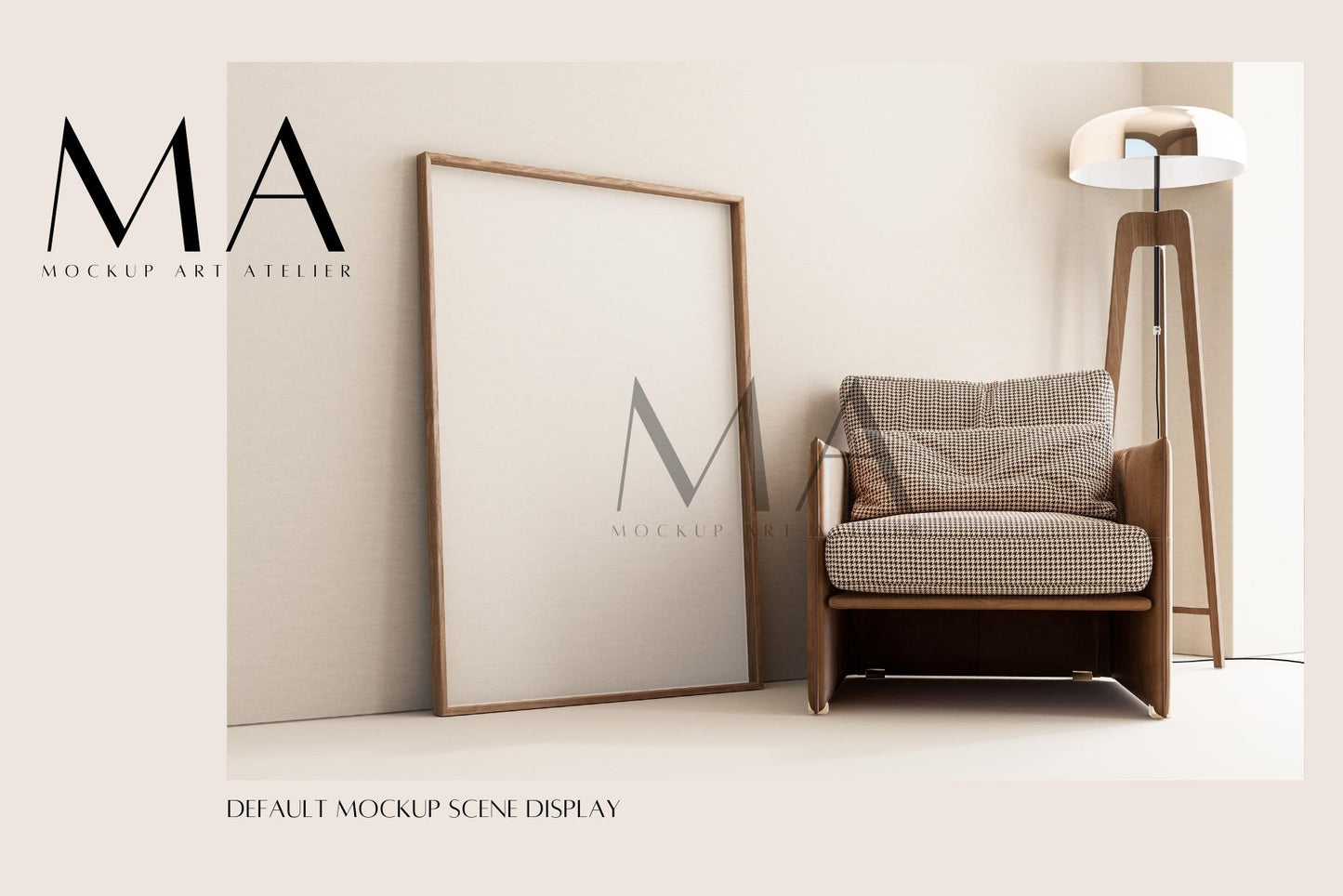 Vintage Gallery Frame Mockup Bundle, 9 Pieces of Interior Poster Mockups, No.1