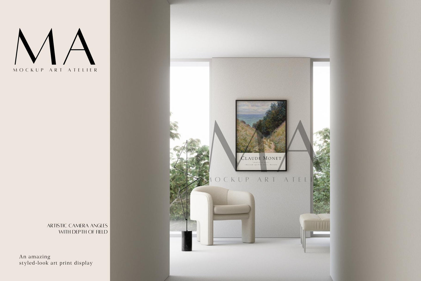 24 Piece-Minimalist Frame Mockup Bundle, Modern Wall Art Interior Mockups, V.14