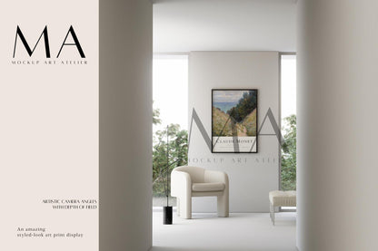 24 Piece-Minimalist Frame Mockup Bundle, Modern Wall Art Interior Mockups, V.14