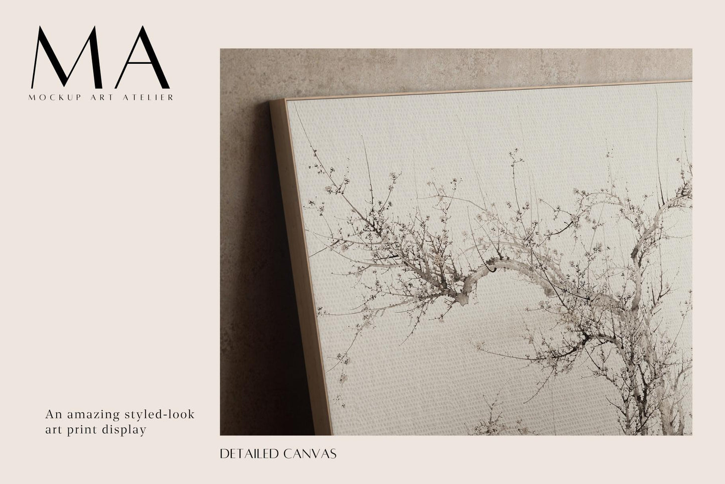 Japandi Frame Mockup Bundle, 9 Interior Mockups for Poster Shop, No.2