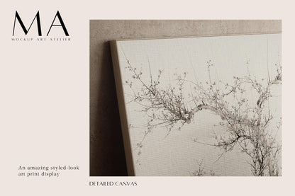 Japandi Frame Mockup Bundle, 9 Interior Mockups for Poster Shop, No.2