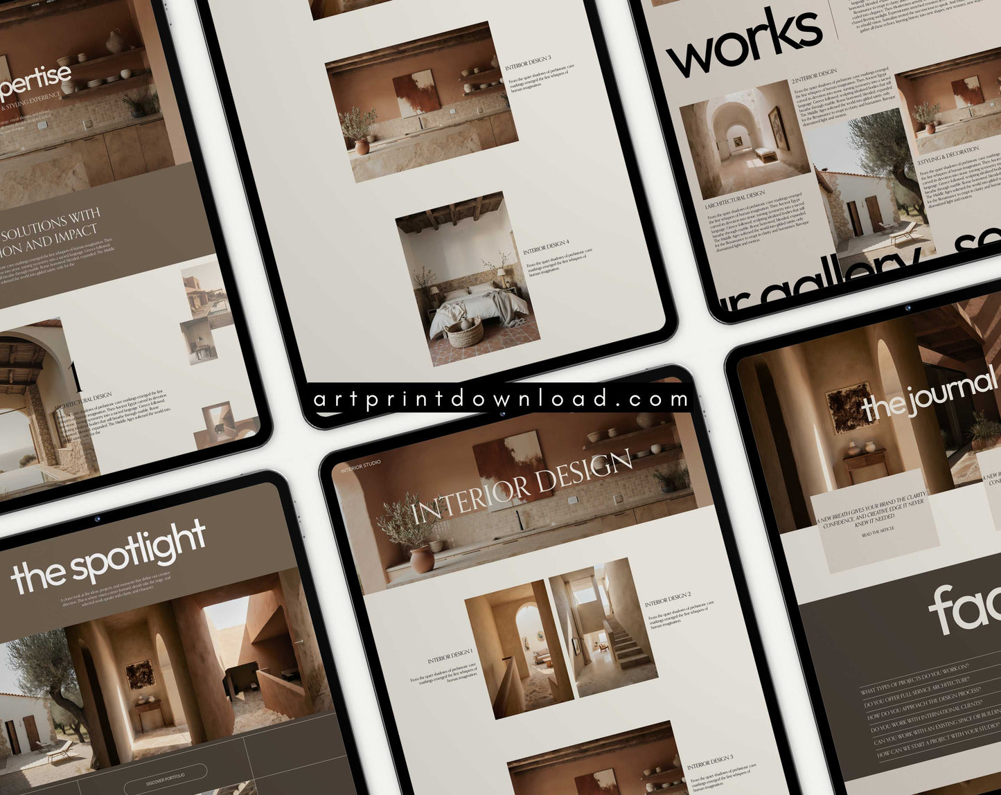 Squarespace Website Template for Creative Studios | ArtPrintDowload