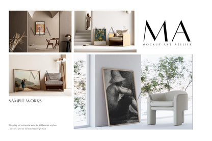 24 Single Frame Mockup Bundle, V.16