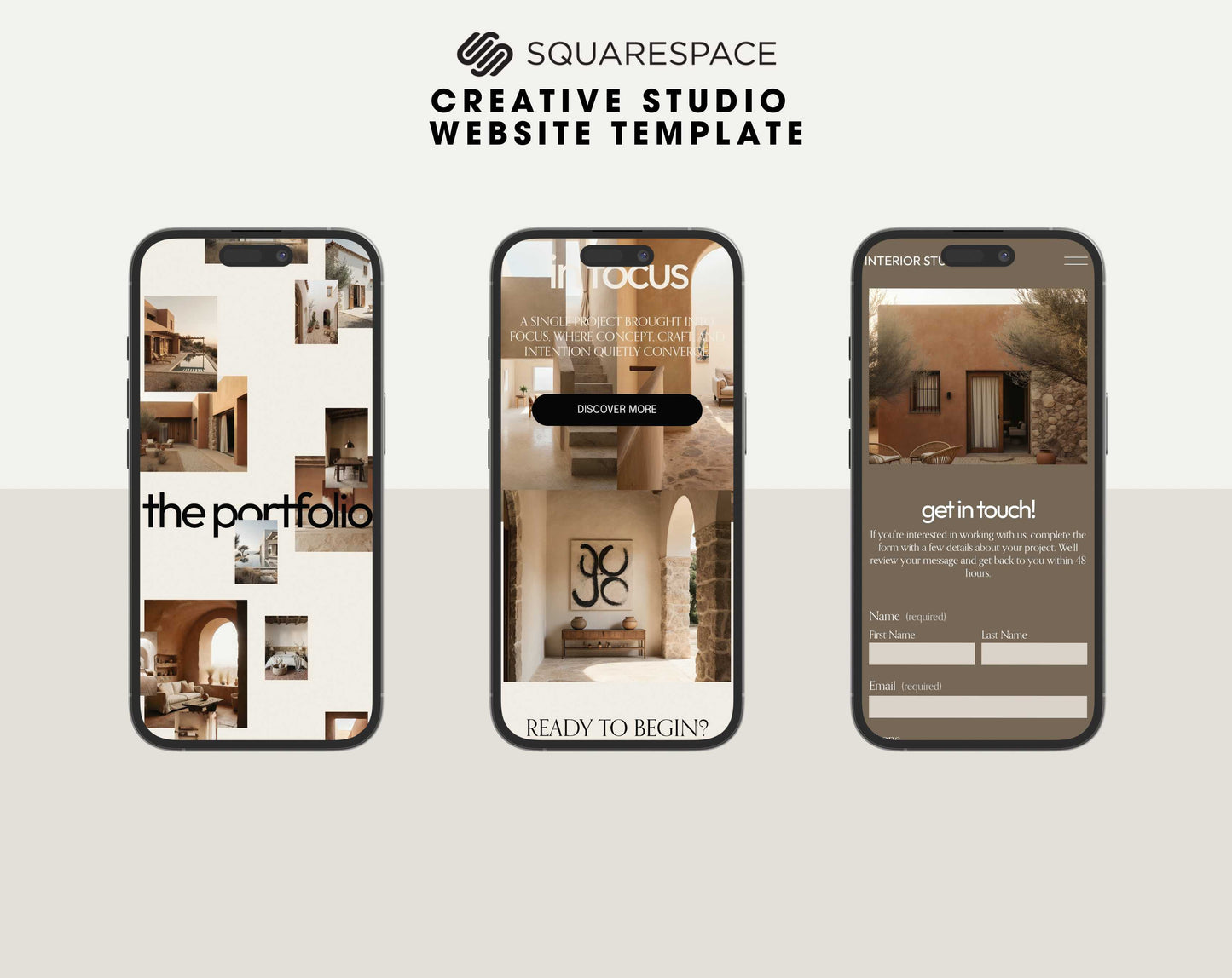 Squarespace Website Template for Creative Studios | ArtPrintDowload