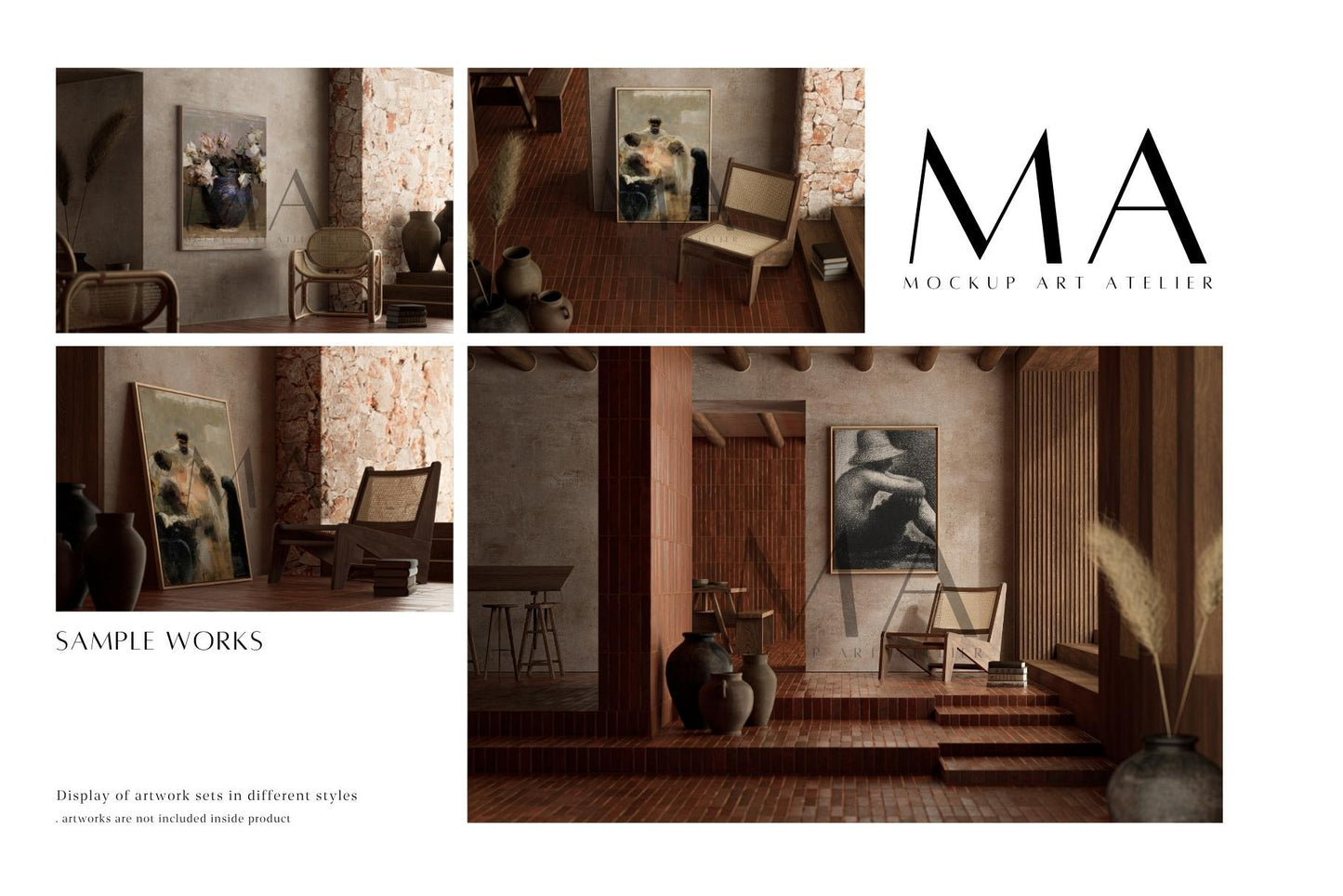 24 Single Frame Mockup Bundle, V.16