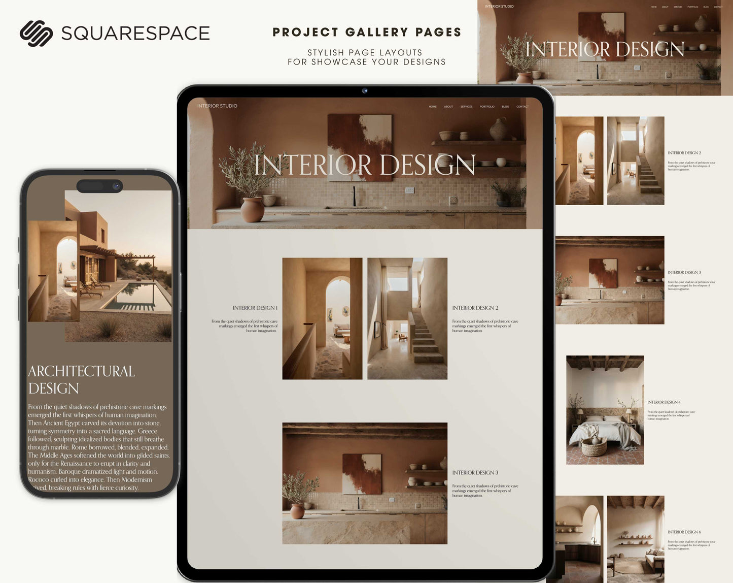 Squarespace Website Template for Creative Studios | ArtPrintDowload