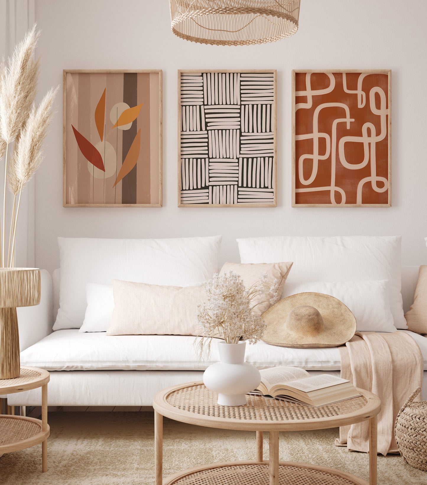 Boho Wall Art Set of 6-20