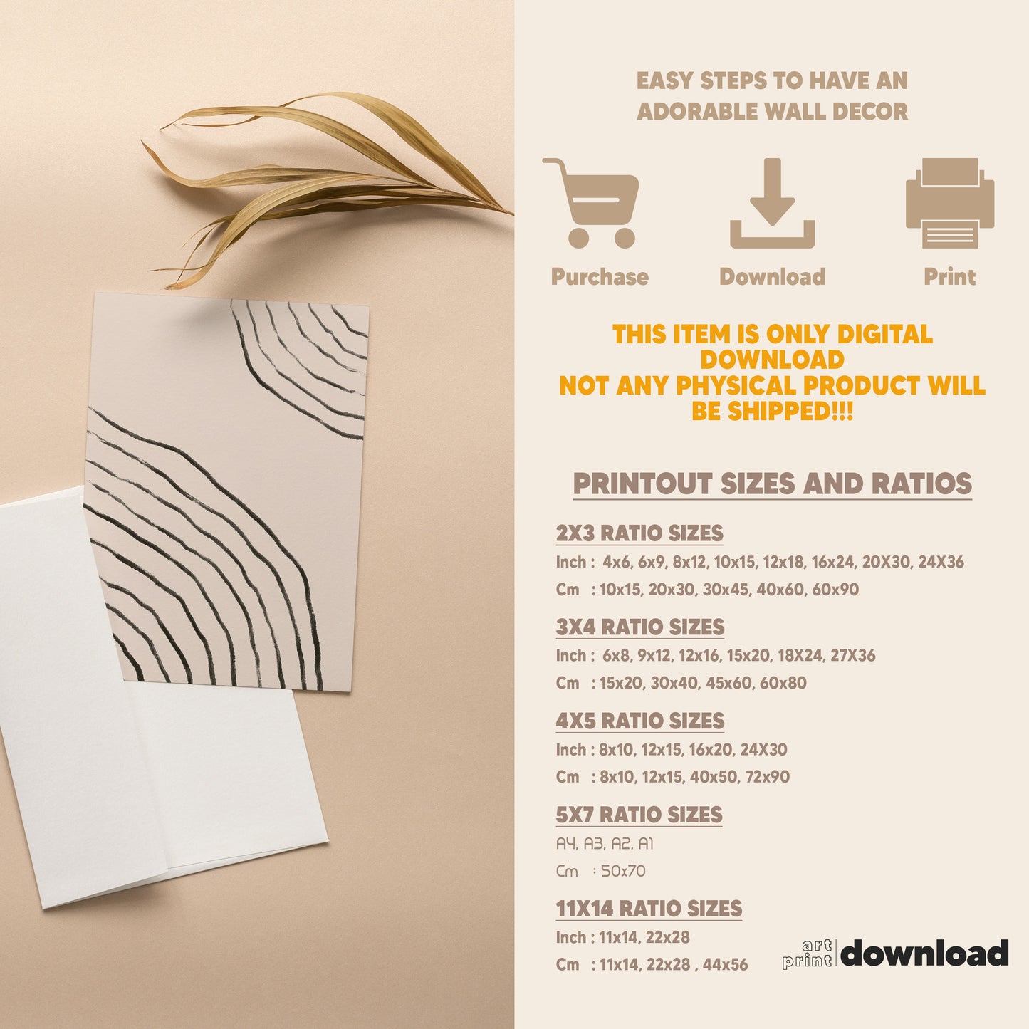 Boho Wall Art Set of 6-16