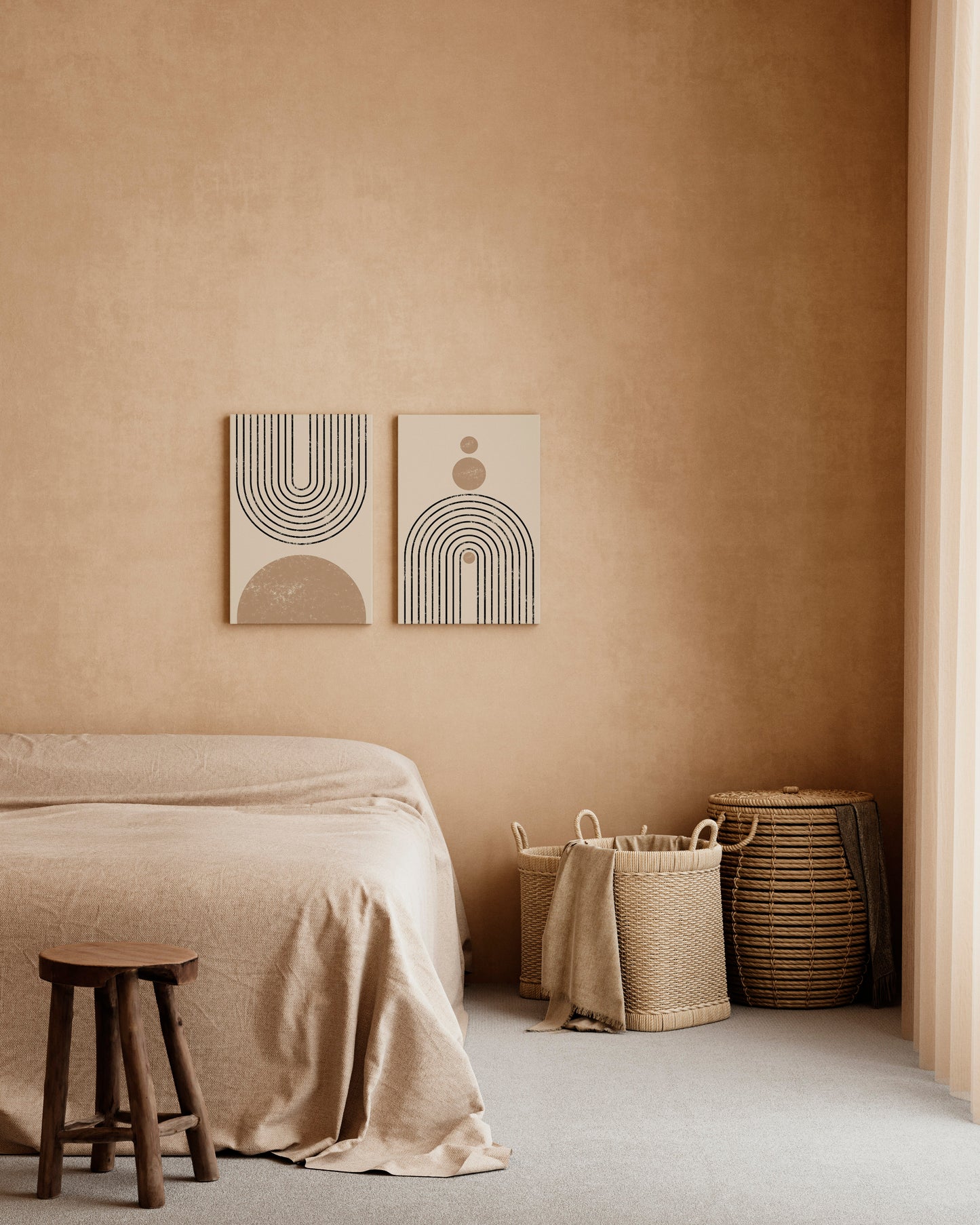 Boho Wall Art Set of 6-12