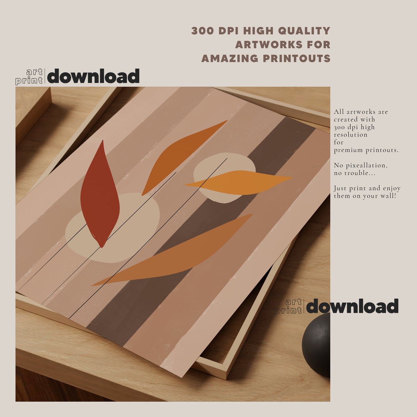 Boho Wall Art Set of 6-21