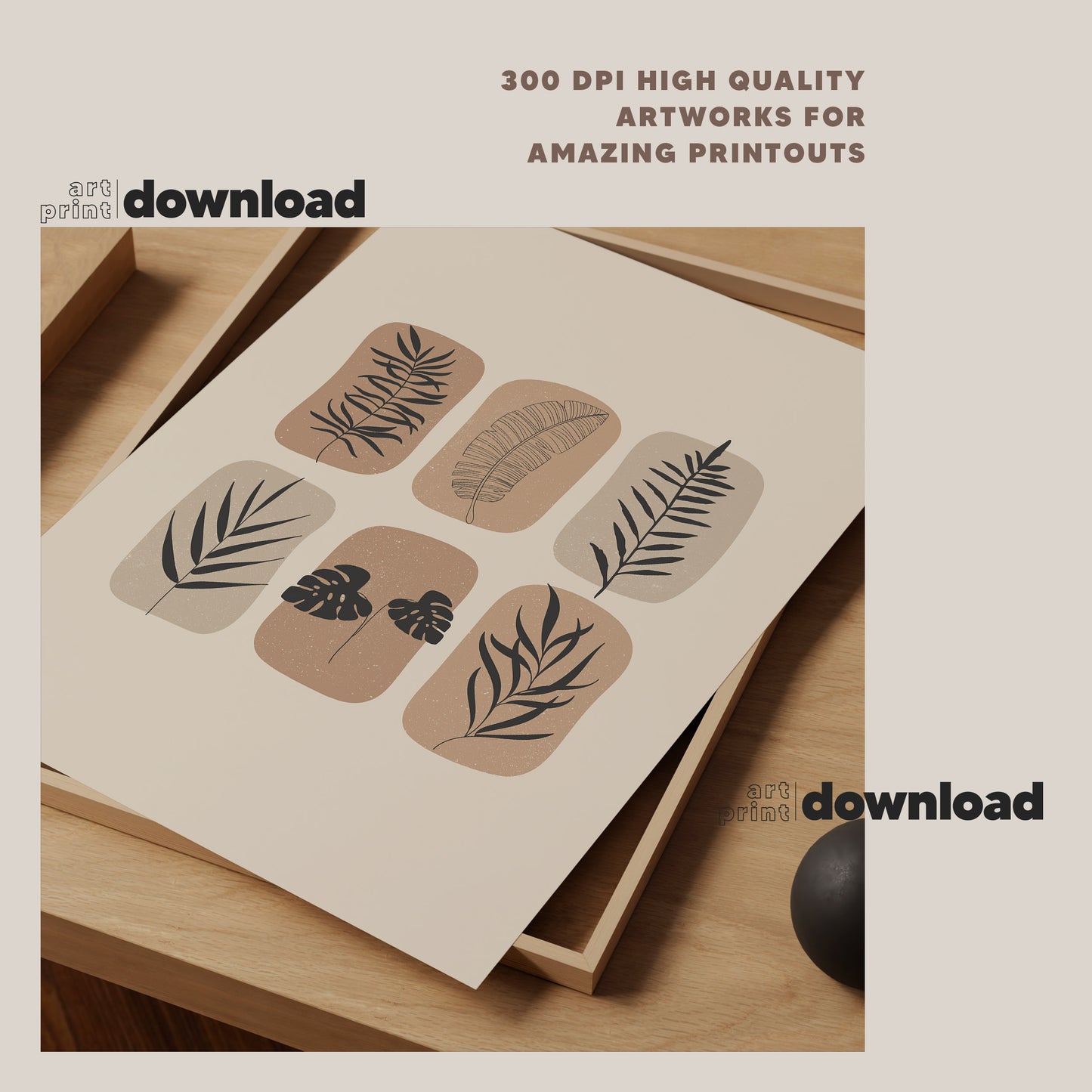 Boho Wall Art Set of 6-11