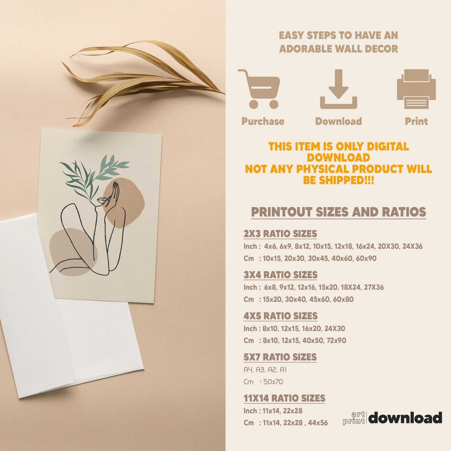 Boho Wall Art Set of 6-11