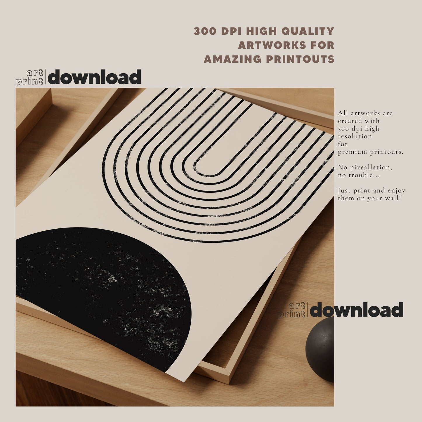 Boho Wall Art Set of 6-22