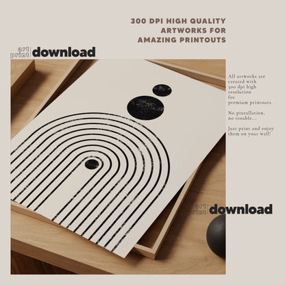 Boho Wall Art Set of 6-23