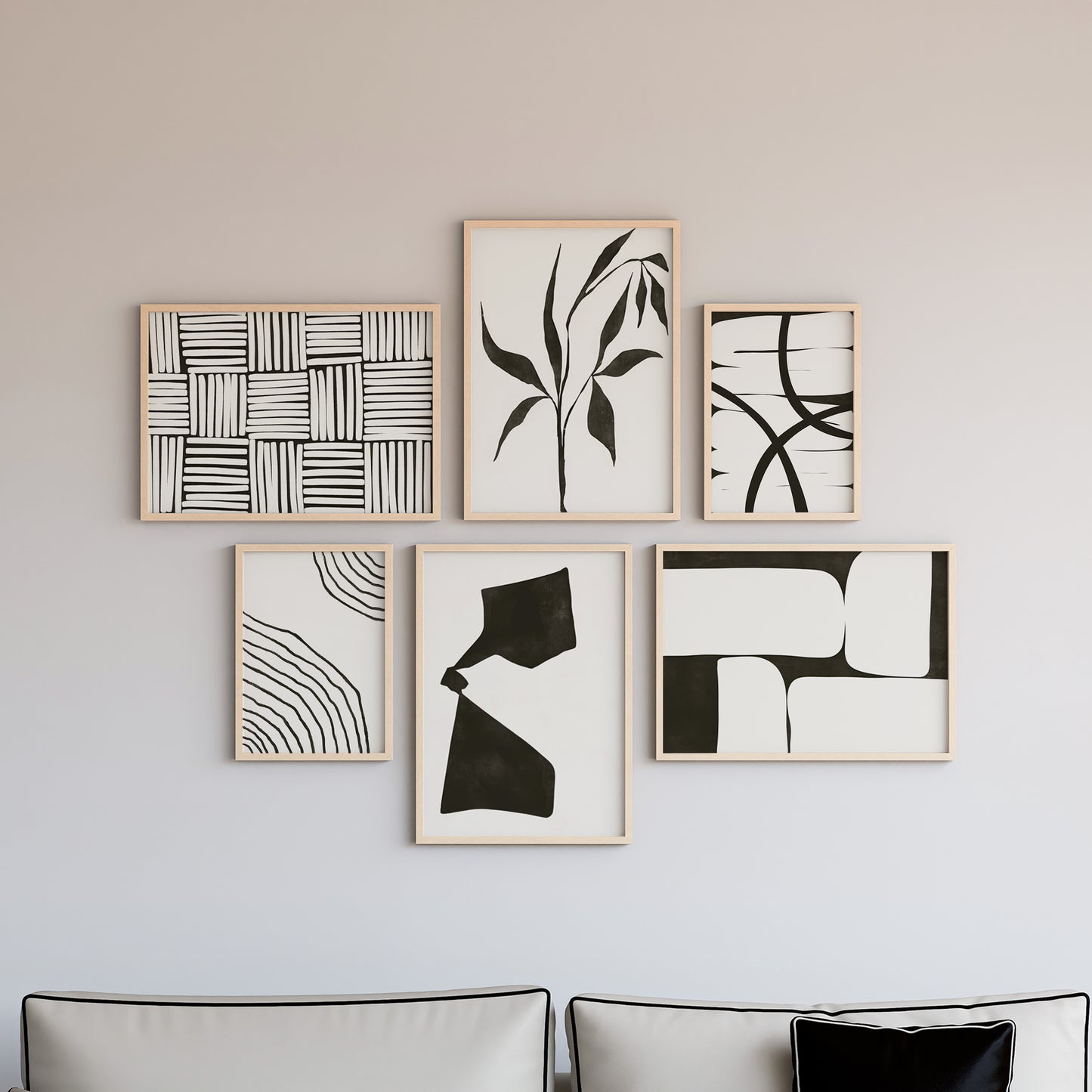 Boho Wall Art Set of 6-19