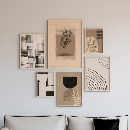 Boho Wall Art Set of 6-10