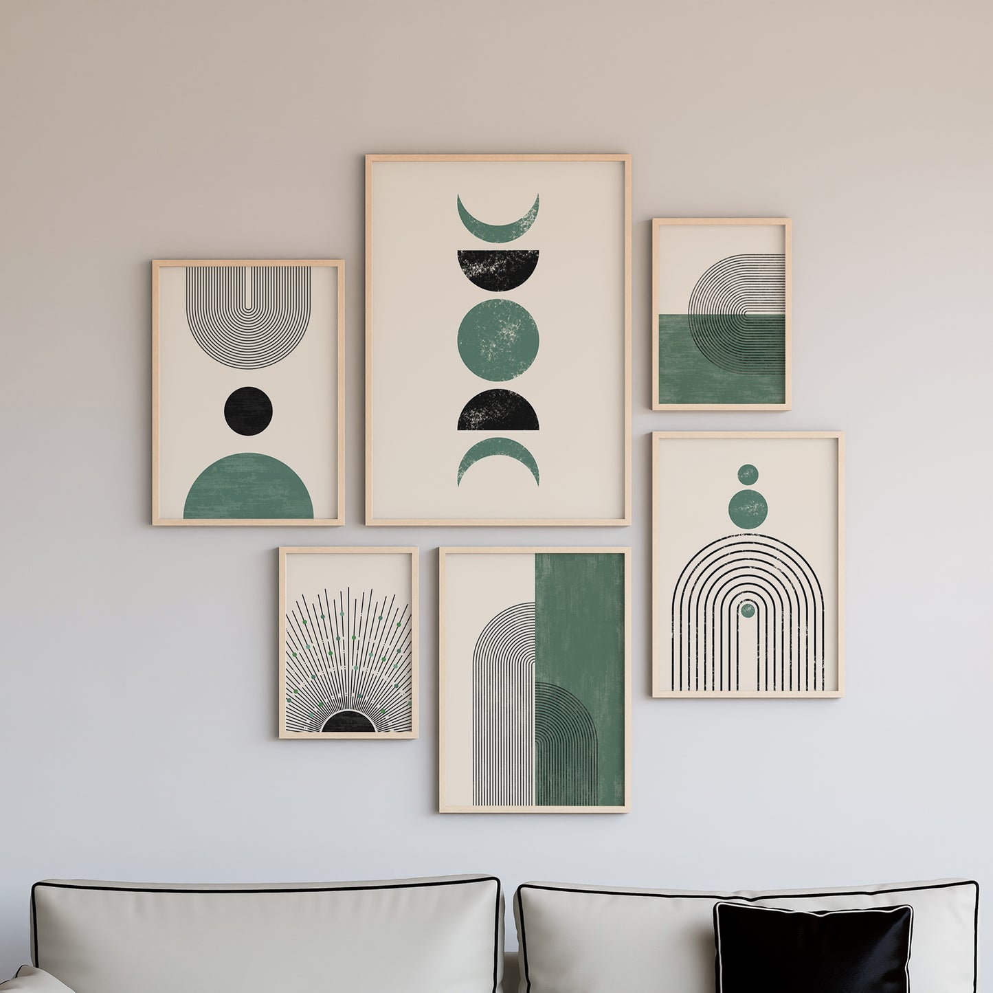 Boho Wall Art Set of 6-18